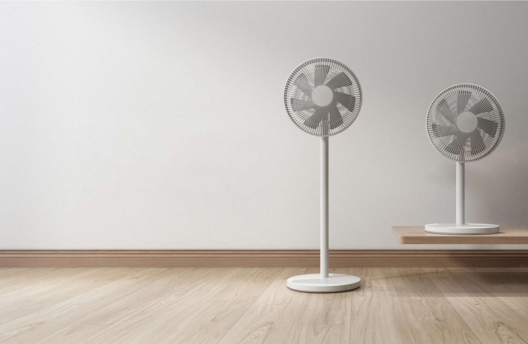 Ventiliatorius Xiaomi Mi Smart Standing Fan 2 Lite, Baltas aprašymas - Prekės nuotrauka