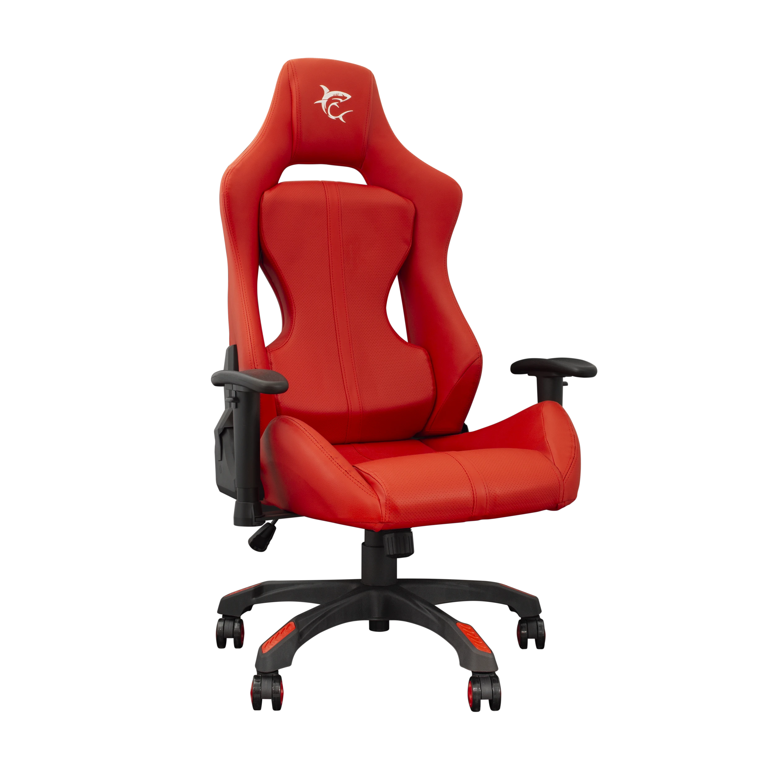 Žaidimų kėdė White Shark Monza-R Gaming Chair, Raudona aprašymas - Prekės nuotrauka