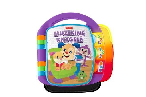 Fisher price Muzikinė knygelė (Lietuviškai įgarsintas) aprašymas - Prekės nuotrauka