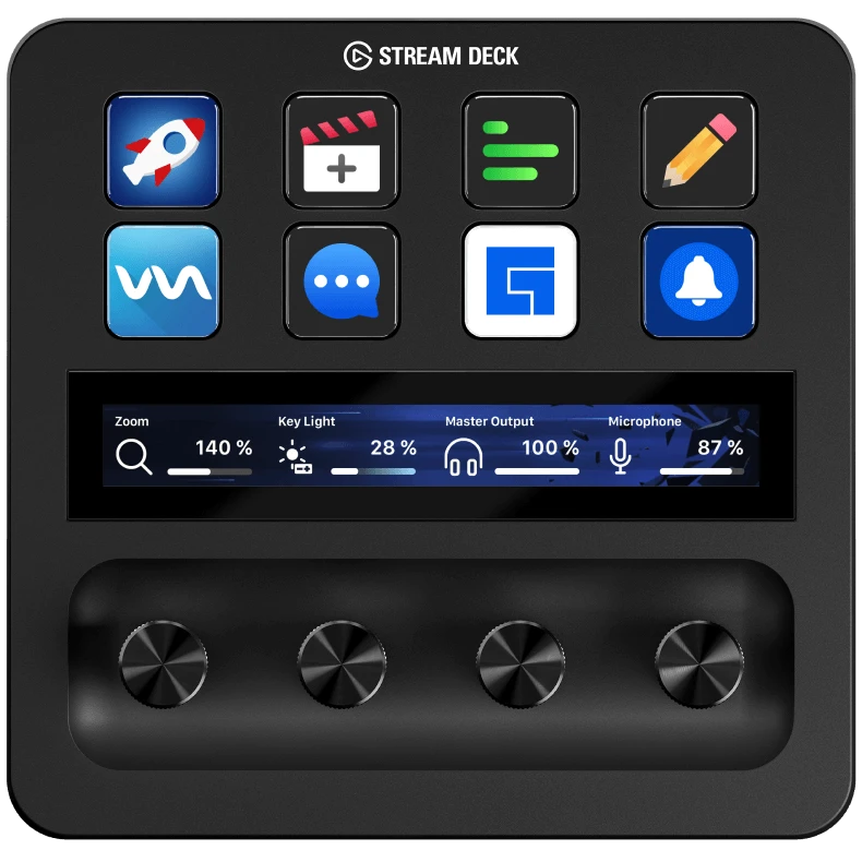 Corsair ELGATO Stream Deck +, Juodos spalvos aprašymas - Prekės nuotrauka