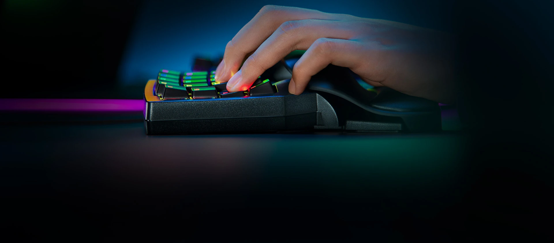 Žaidimų klaviatūra Razer Tartarus Pro, Juoda aprašymas - Prekės nuotrauka