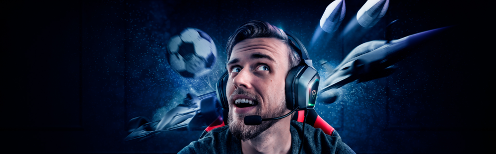 Žaidimų ausinės Trust GXT 450 Blizz RGB 7.1 Surround, 23191 aprašymas - Prekės nuotrauka