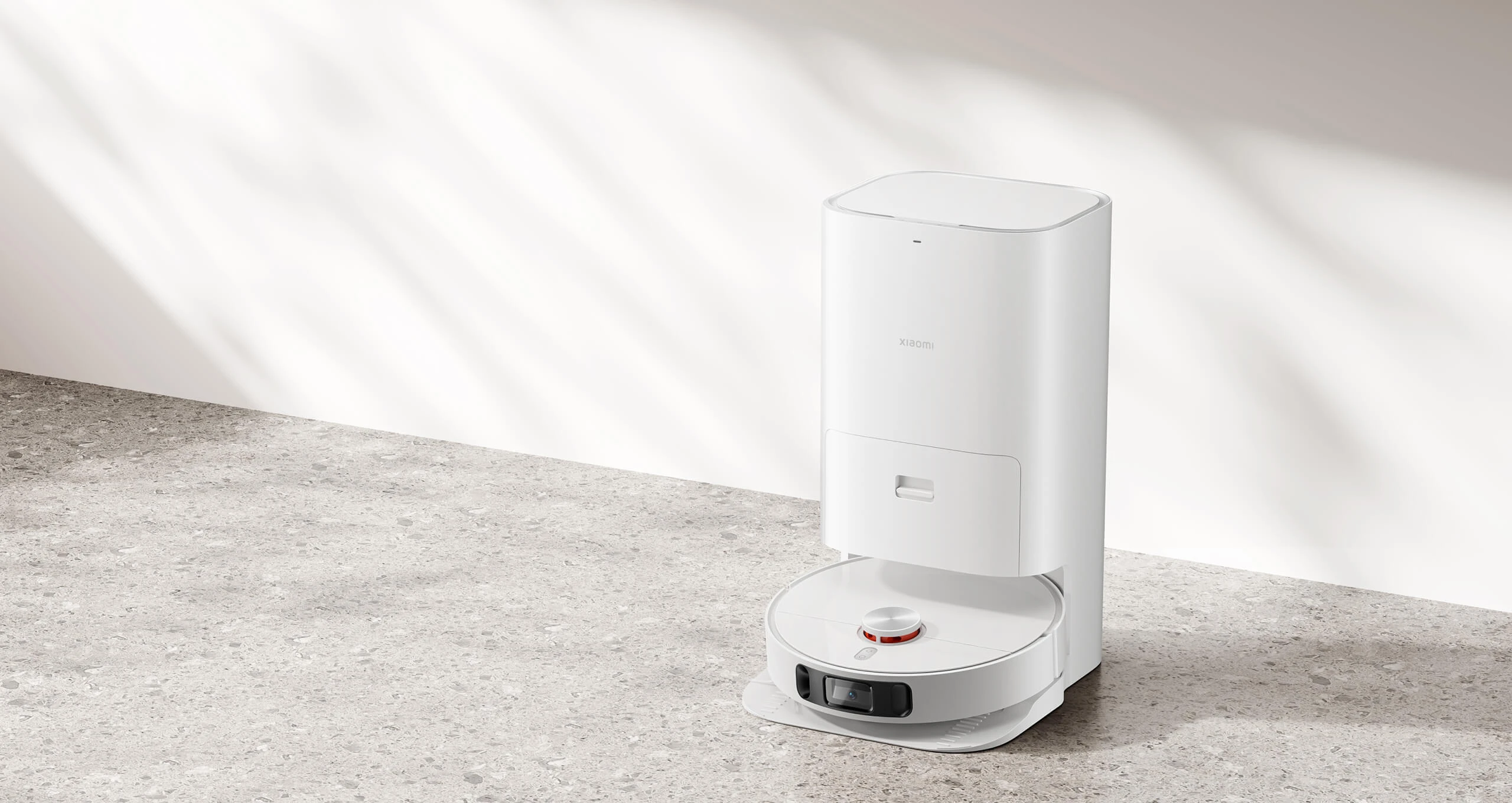 Dulkių siurblys - robotas Xiaomi X10 + su automatine dulkių išsiurbimo stotele, Baltas aprašymas - Prekės nuotrauka
