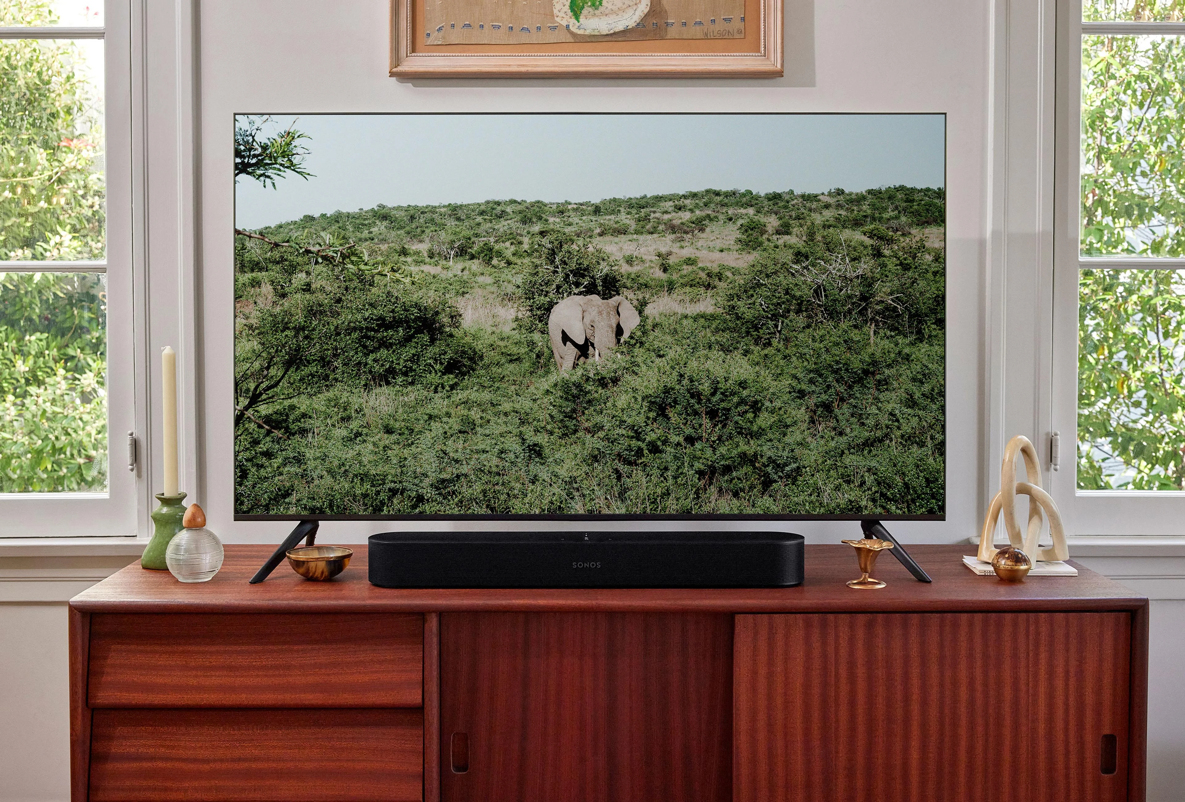 Garso sistema Sonos Beam (Gen2) Soundbar, Baltos spalvos aprašymas - Prekės nuotrauka