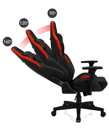 Žaidimų kėdė Sense7 Sentinel Gaming Chair, Juoda-raudona aprašymas - Prekės nuotrauka