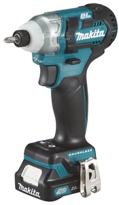Makita TD111DSAJ Akumuliatorinis smūginis suktuvas, 12V MAX, 2x2,0 Ah Li-ion 135 Nm, 0,97kg, 1/4