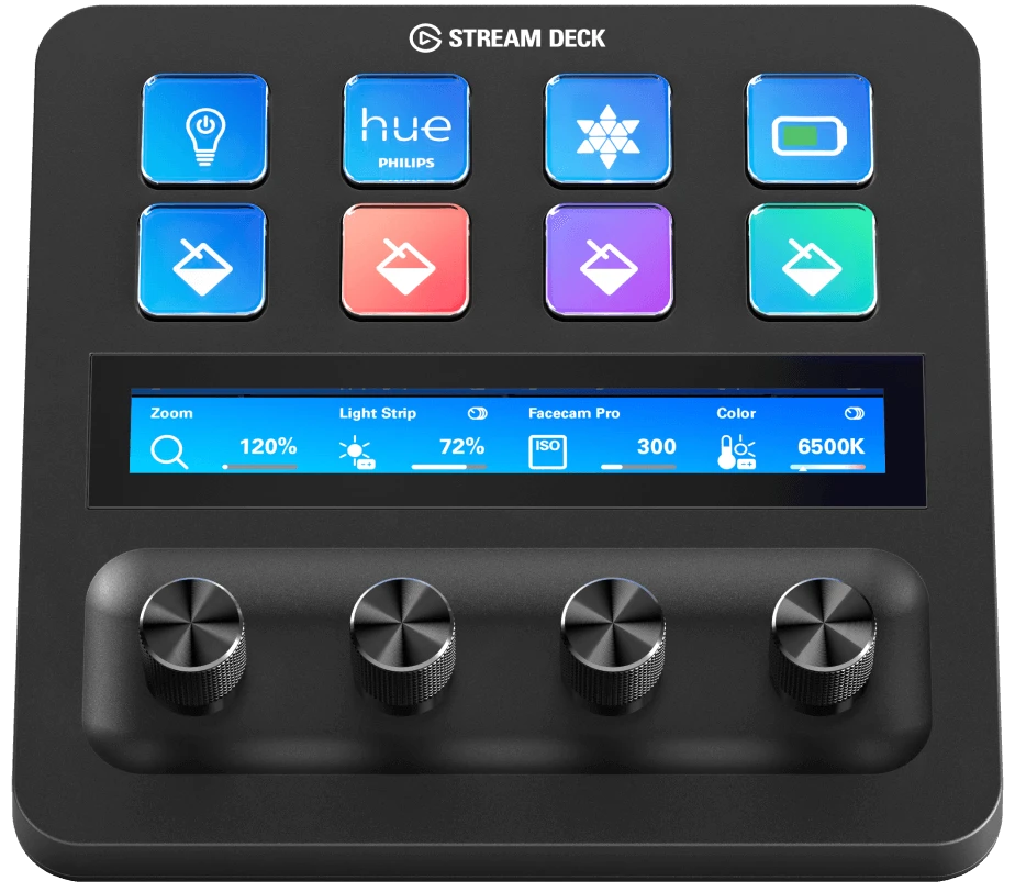 Corsair ELGATO Stream Deck +, Juodos spalvos aprašymas - Prekės nuotrauka