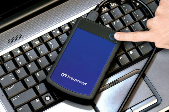 Išorinis kietasis diskas Transcend 25H3P 2.5'' 1TB USB3, Triguba smūgių slopinimo sistema aprašymas - Prekės nuotrauka