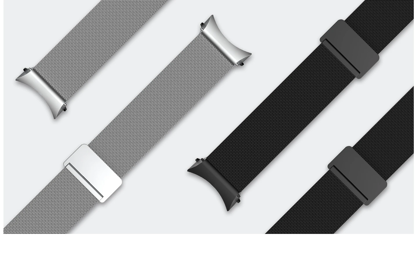 Išmaniojo laikrodžio Samsung Galaxy Watch 4 dirželis, Juodos spalvos, 44mm aprašymas - Prekės nuotrauka