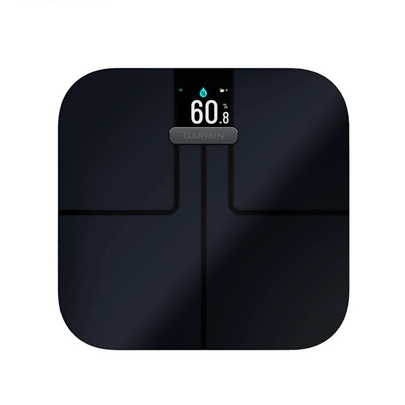 Išmaniosios svarstyklės Garmin Index S2, Juodos spalvos aprašymas - Prekės nuotrauka