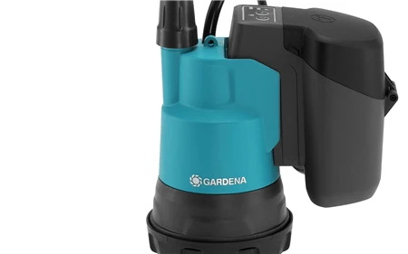 Gardena Akumuliatorinis lietaus vandens siurblys 2000/2 18V P4A aprašymas - Prekės nuotrauka