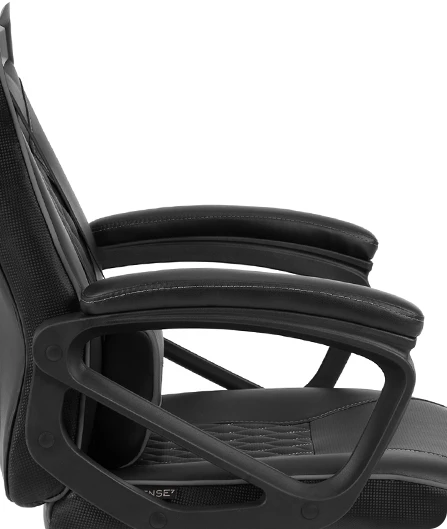 Žaidimų kėdė Sense7 Knight Gaming Chair, Juoda-pilka aprašymas - Prekės nuotrauka