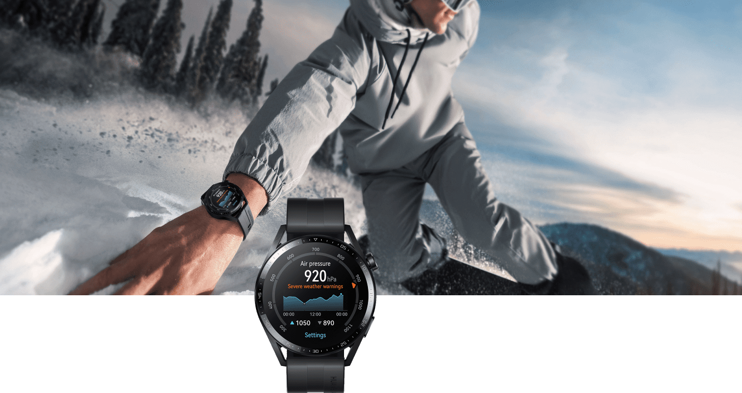 Išmanusis laikrodis Huawei Watch GT 3 Active Edition (46 mm), Juodos spalvos aprašymas - Prekės nuotrauka