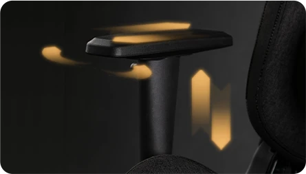 Žaidimų kėdė Sense7 Vanguard fabric Gaming Chair, Juoda aprašymas - Prekės nuotrauka