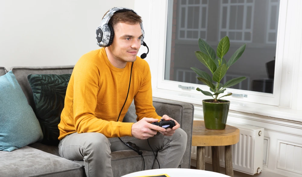 Žaidimų ausinės Trust GXT 488 Forze-G PS4 Ausinės Žaidimams PlayStation® official licensed product, Pilkos, 23531 aprašymas - Prekės nuotrauka