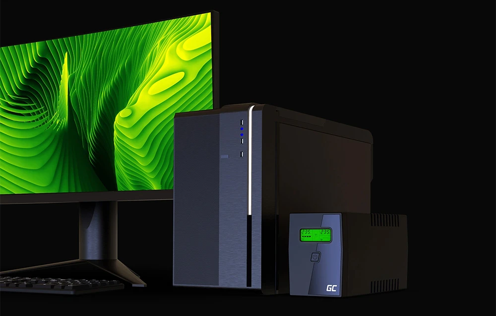 Green Cell Žalias Cell Žalias Cell UPS Power Proof 600VA 360W aprašymas - Prekės nuotrauka Green Cell Žalias Cell Žalias Cell UPS Power Proof 600VA 360W aprašymas - Prekės nuotrauka