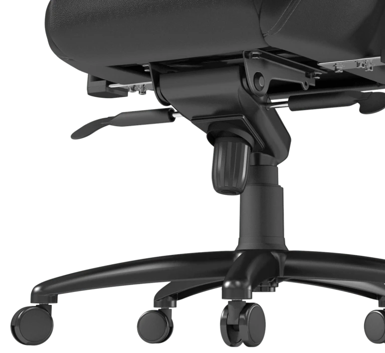 Žaidimų kėdė Noblechairs EPIC Real Leather Gaming Chair, Juoda-balta-raudona aprašymas - Prekės nuotrauka