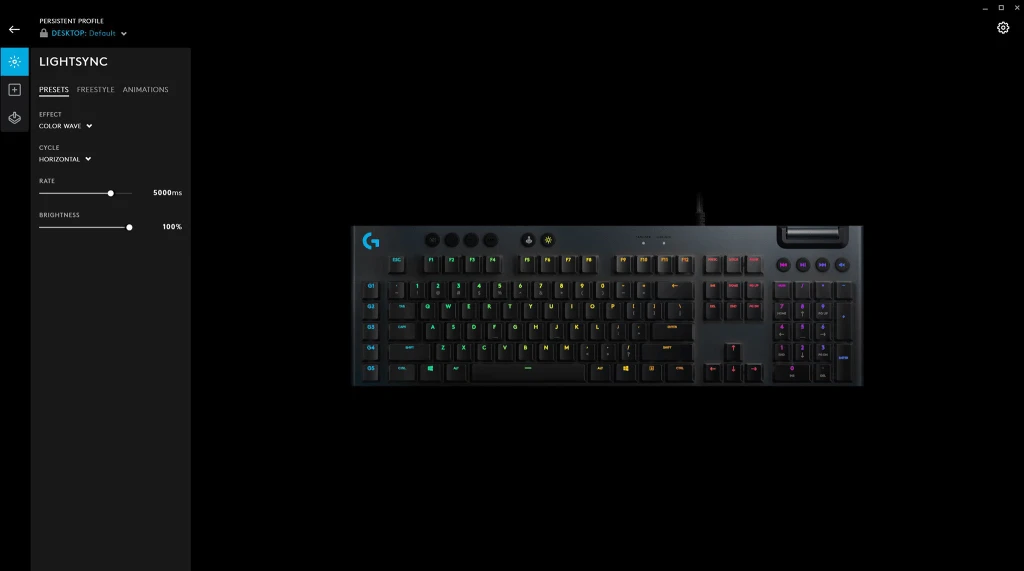 Mechaninė Žaidimų Klaviatūra Logitech G815 RGB Lightsync, GL Linear, US išdėstymas aprašymas - Prekės nuotrauka