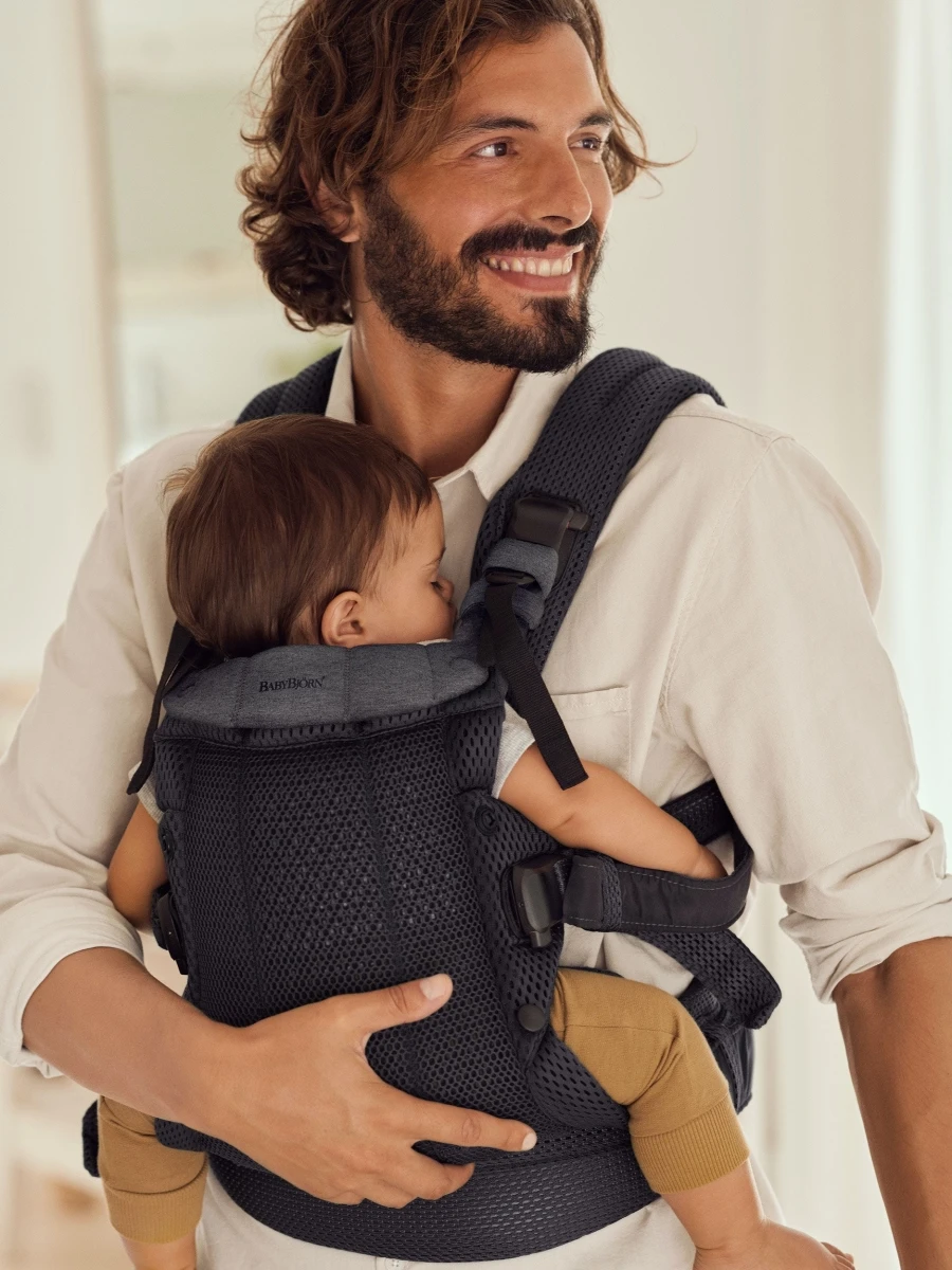 BabyBjorn BBJORN - nešikliai Harmony 3D Mesh, antracitas aprašymas - Prekės nuotrauka