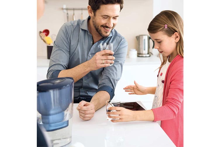 Vandens filtravimo ąsotis BRITA Marella XL 3.5L, melsvas su vandens filtru MAXTRA+ 1 vnt. aprašymas - Prekės nuotrauka
