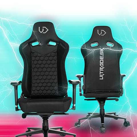 Premium Žaidimų Kėdė Ultradesk Throne Gaming Chair Fabric aprašymas - Prekės nuotrauka