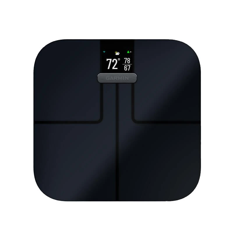 Išmaniosios svarstyklės Garmin Index S2, Juodos spalvos aprašymas - Prekės nuotrauka
