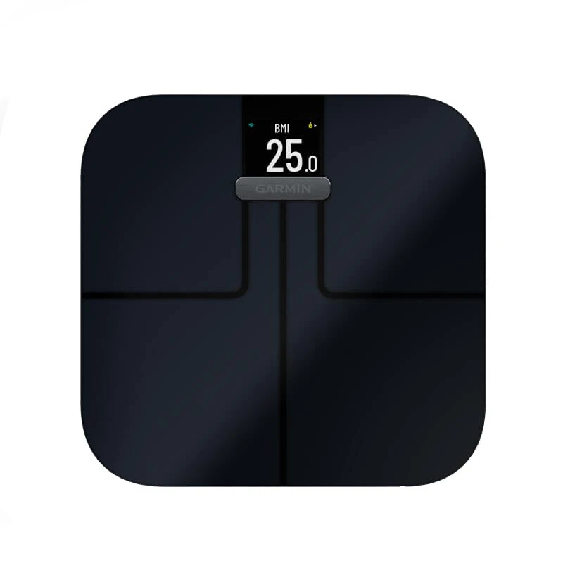 Išmaniosios svarstyklės Garmin Index S2, Juodos spalvos aprašymas - Prekės nuotrauka