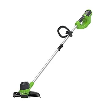 Greenworks 40V žoliapjovė su 2Ah akumuliatoriumi ir krovikliu [G40LTK2] aprašymas - Prekės nuotrauka