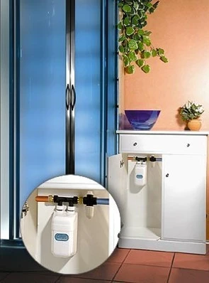 Dafi Elektrinis momentinis vandens šildytuvas 5,5 kW 230 V - po kriaukle, su vamzdžio jungtimi aprašymas - Prekės nuotrauka