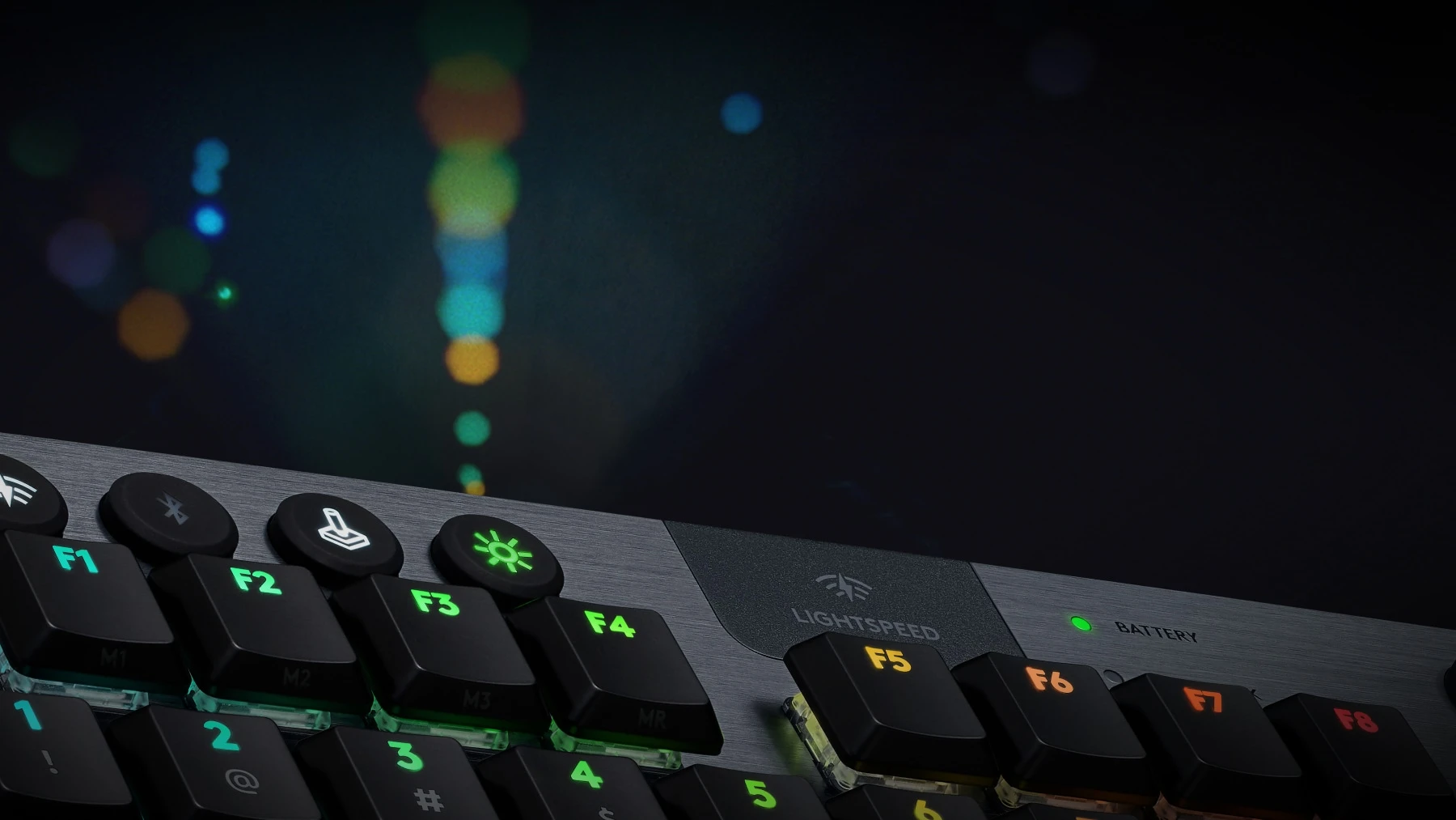 Belaidė Mechaninė žaidimų klaviatūra Logitech G915 TKL, RGB, Lightspeed, Stilius: Clicky, Išdėstymas: Šiaurės šalių aprašymas - Prekės nuotrauka