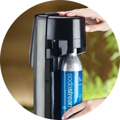 SodaStream prisukamas CO2 angliarūgštės cilindras, 60l, mėlynas aprašymas - Prekės nuotrauka