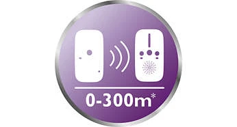 Philips AVENT Audio Monitors SCD502/26 kūdikio garso jutiklis DECT mobili auklė 120 kanalai Balta aprašymas - Prekės nuotrauka