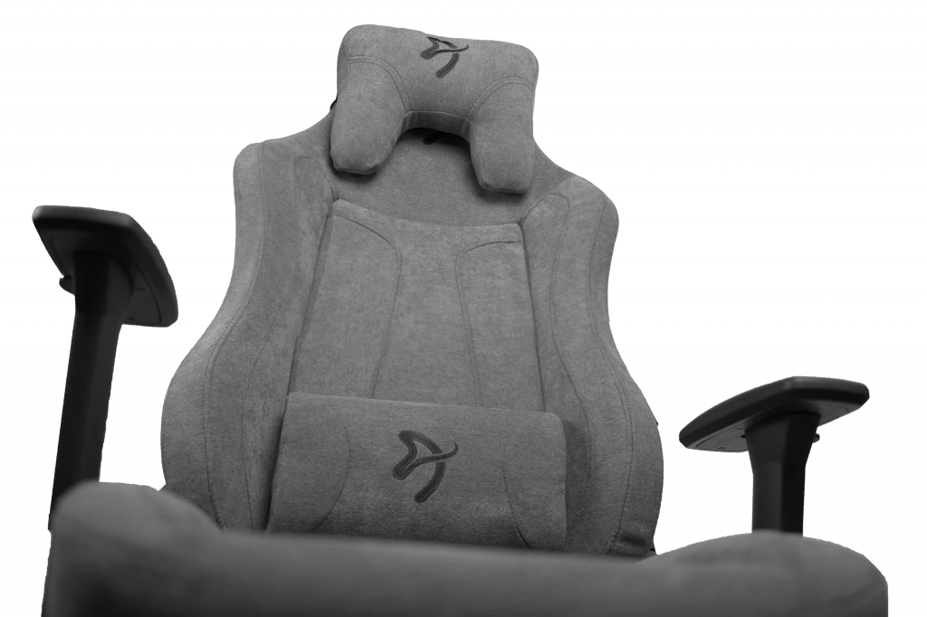 Žaidimų kėdė Arozzi Vernazza Soft Fabric Gaming Chair, Tamsiai pilka