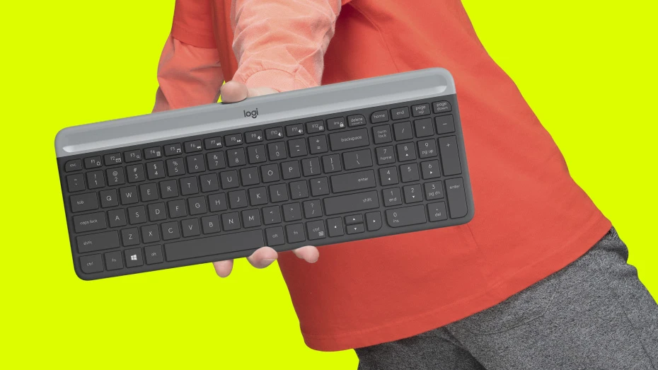 Logitech MK470 Slim Wireless Combo, belaidė klaviatūra ir pelė, US išdėstymas, Grafito spalvos aprašymas - Prekės nuotrauka