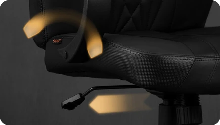 Žaidimų kėdė Sense7 Prism Gaming Chair, Juoda aprašymas - Prekės nuotrauka