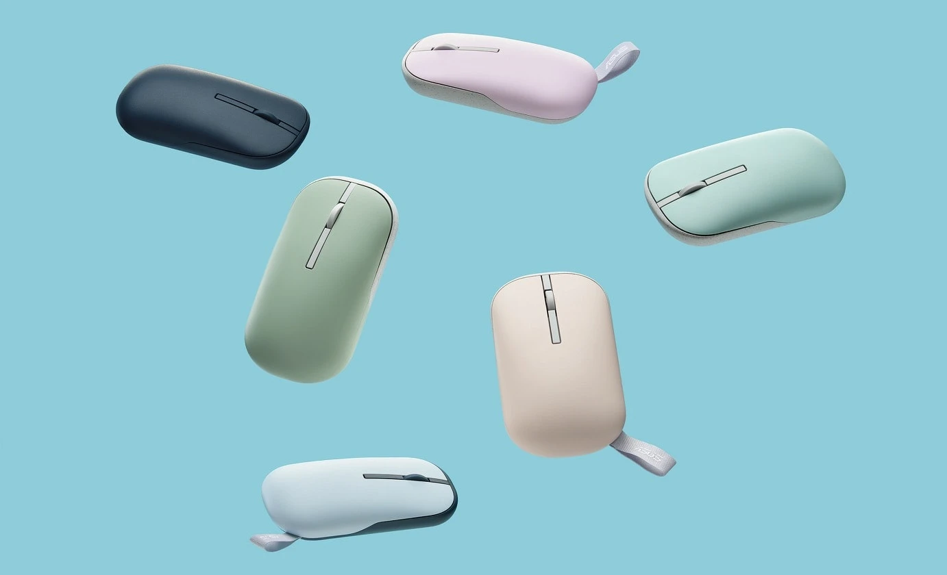 Belaidė pelė Asus MD100, Mėlynos spalvos aprašymas - Prekės nuotrauka