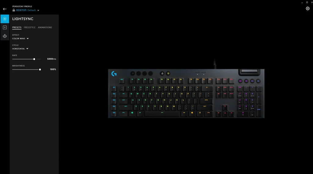 Mechaninė Žaidimų Klaviatūra Logitech G815 RGB Lightsync, GL Linear, US išdėstymas aprašymas - Prekės nuotrauka