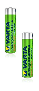 Įkraunami Elementai Varta AAA R03 1000 mAh 5703 4 vnt. aprašymas - Prekės nuotrauka