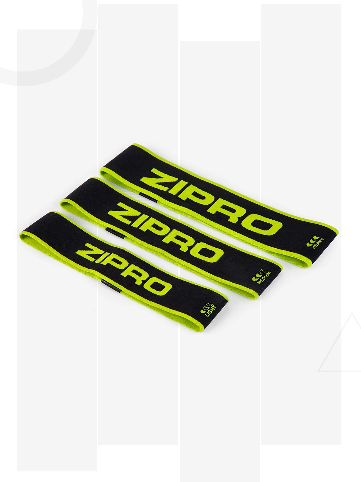 Zipro tampraus audinio mankštos juostos Mini bands, 3 vnt. aprašymas - Prekės nuotrauka