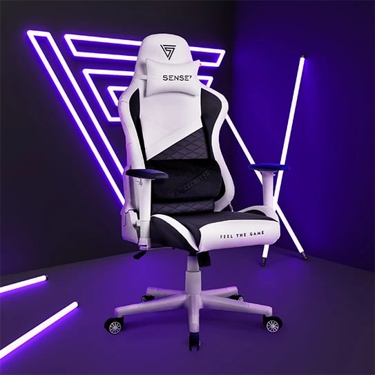 Žaidimų kėdė Sense7 Spellcaster Senshi Edition Gaming Chair, Balta aprašymas - Prekės nuotrauka Žaidimų kėdė Sense7 Spellcaster Senshi Edition Gaming Chair, Balta aprašymas - Prekės nuotrauka