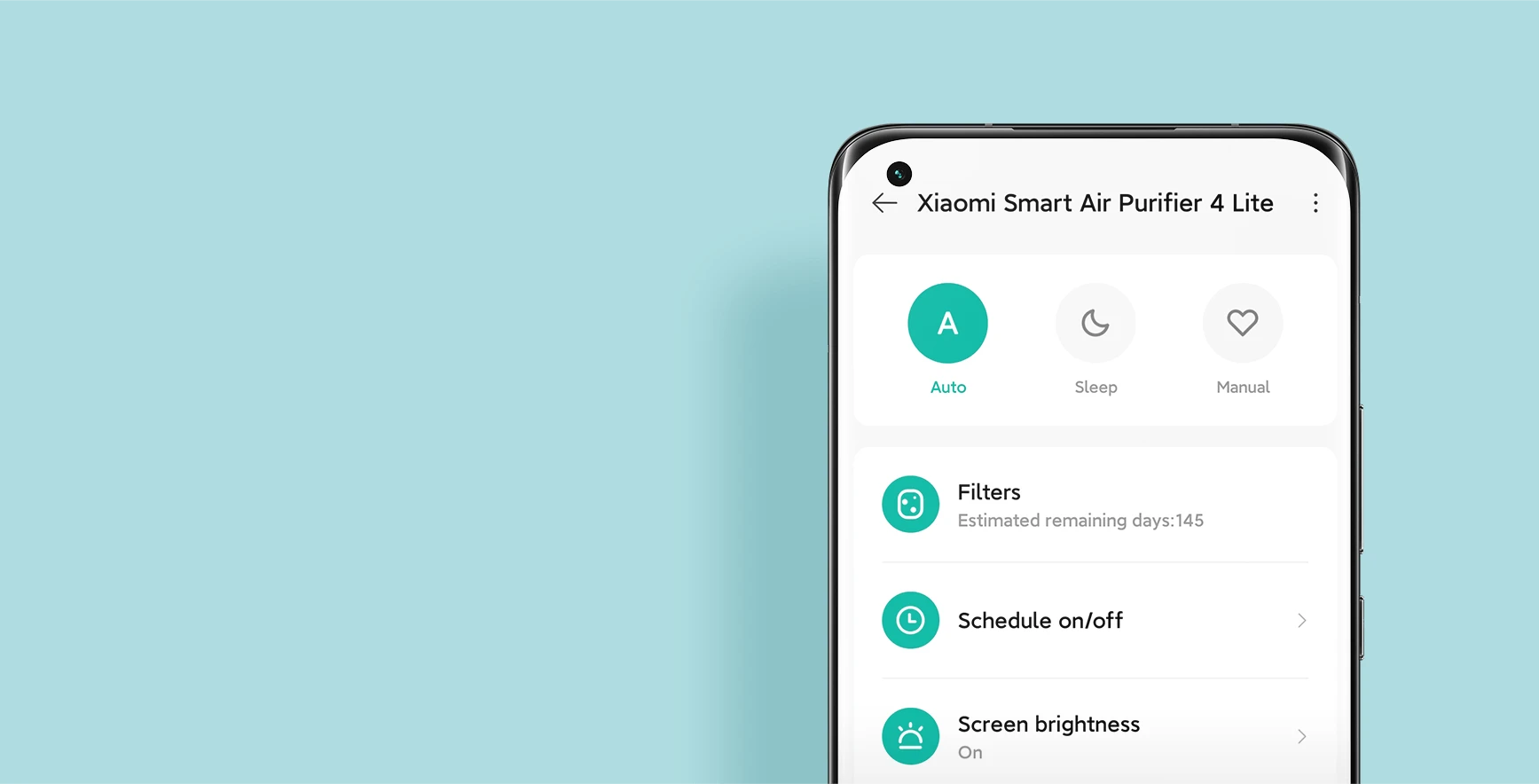 Oro valytuvas Xiaomi Smart Air Purifier 4 Lite EU 33 W, Tinka patalpoms iki 25-43 m², Baltas aprašymas - Prekės nuotrauka