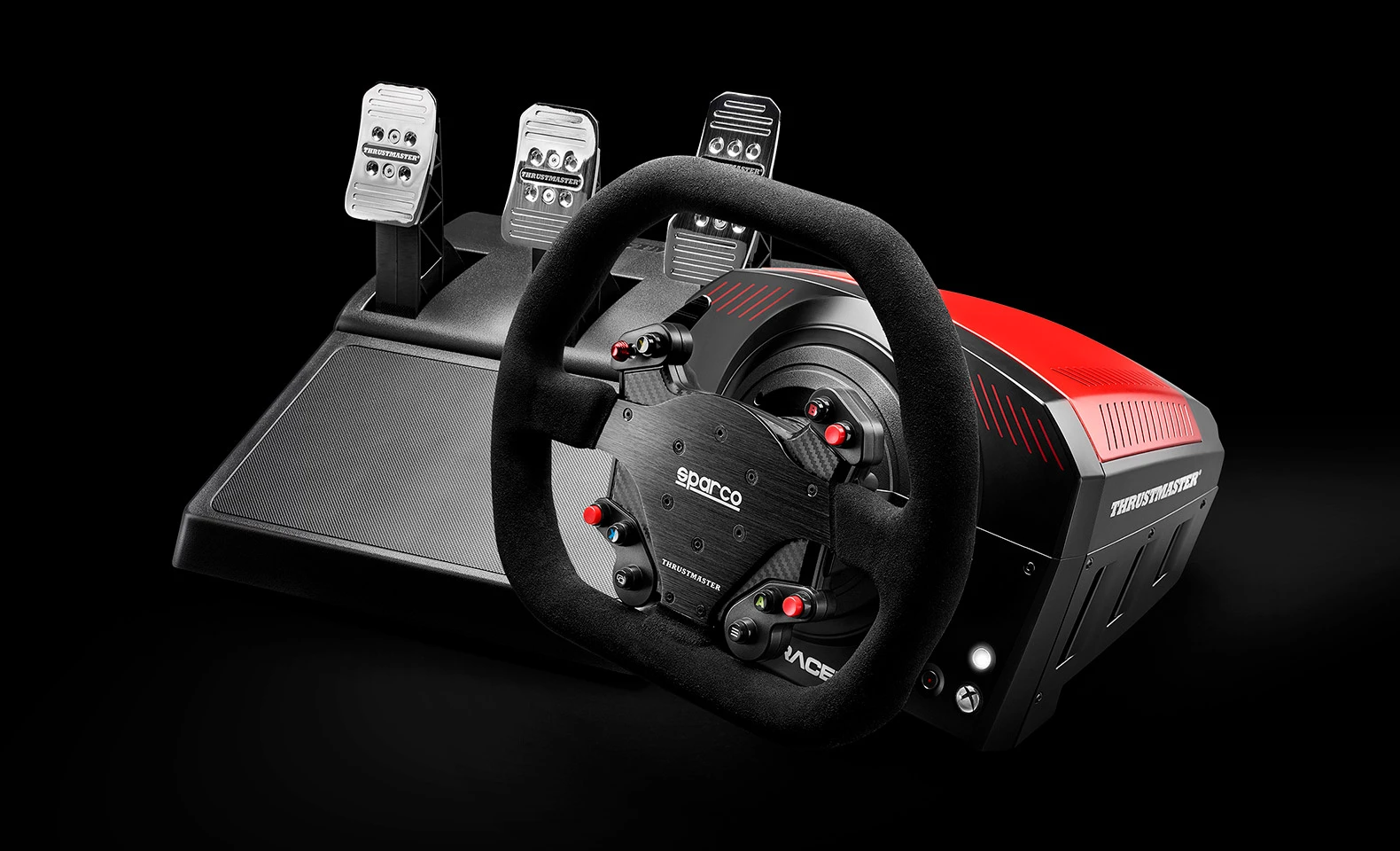 Žaidimų vairas Thrustmaster Steering Wheel TS-XW Racer, Juodos spalvos aprašymas - Prekės nuotrauka