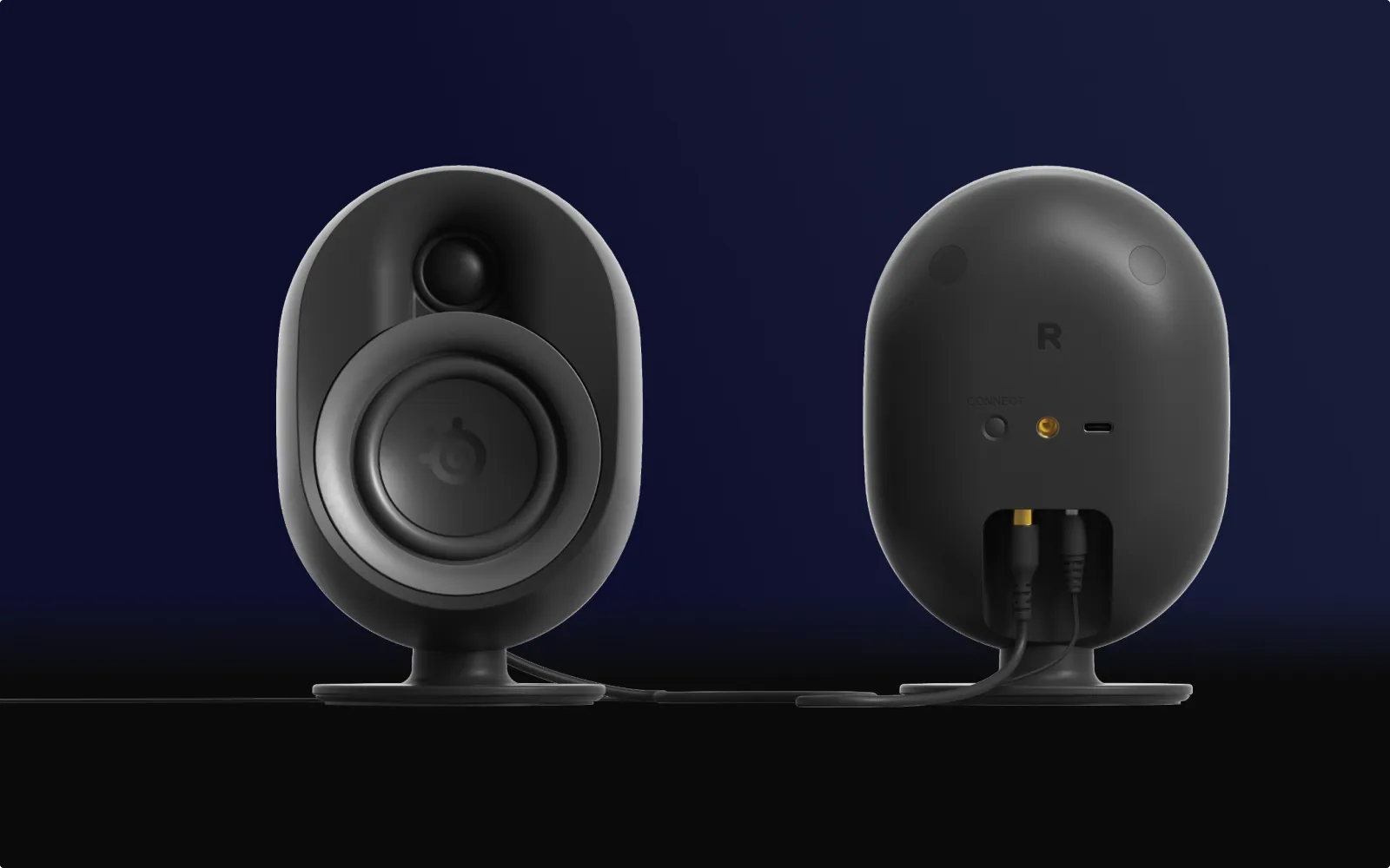 Kompiuterio kolonėlės SteelSeries Arena 9, Juodos spalvos aprašymas - Prekės nuotrauka