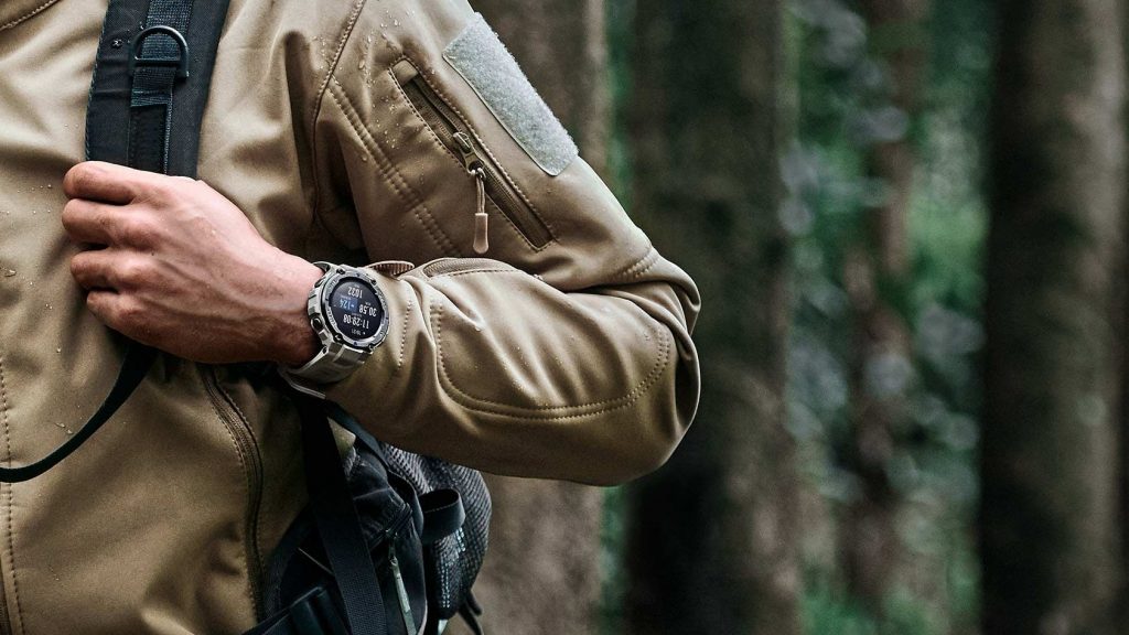 Išmanusis laikrodis Amazfit T-Rex Pro, Dykumos pilkos spalvos aprašymas - Prekės nuotrauka