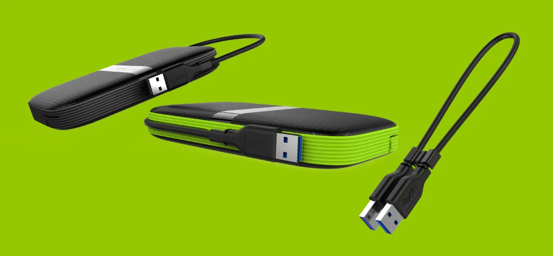 Išorinis kietasis diskas Silicon Power Armor A60 2TB SP020TBPHDA60S3K, Juodas/žalias aprašymas - Prekės nuotrauka