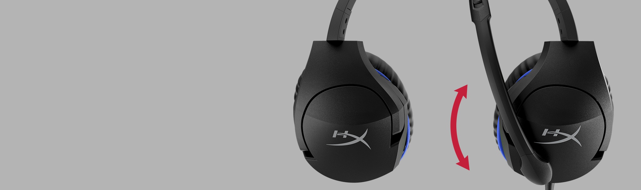 Kingston Žaidimų ausinės HyperX Cloud Stinger (Juodos) Official PS4 Licensed headset