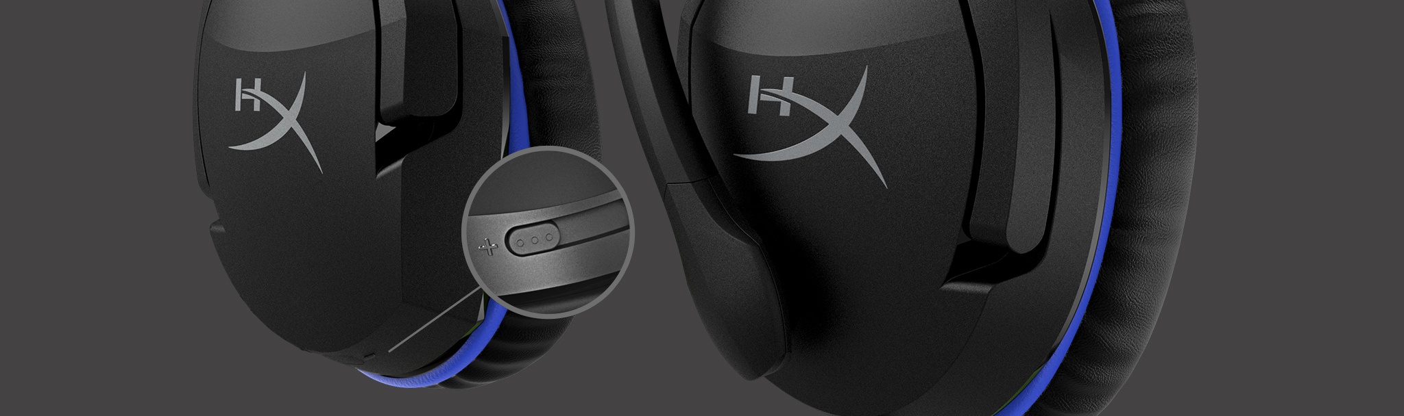 Kingston Žaidimų ausinės HyperX Cloud Stinger (Juodos) Official PS4 Licensed headset