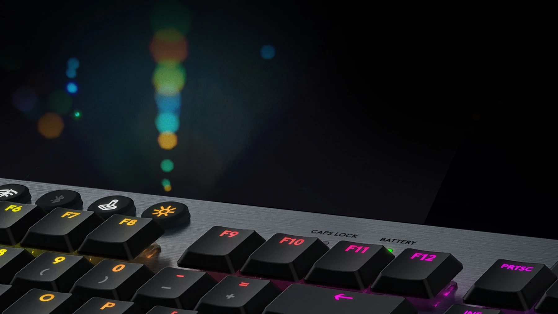 Logitech G915 Belaidė Mechaninė žaidimų klaviatūra, RGB, Lightspeed, Tactile, DE išdėstymas aprašymas - Prekės nuotrauka
