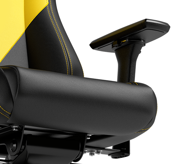 Žaidimų kėdė Noblechairs EPIC Borussia Dortmund Edition PU-Leather Gaming Chair aprašymas - Prekės nuotrauka