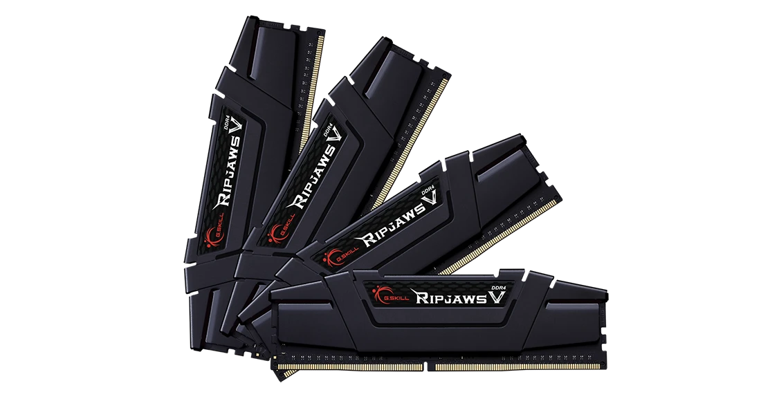 G.Skill Ripjaws V 64GB (4 x 16GB), DDR4, 3200MHz, CL16 aprašymas - Prekės nuotrauka
